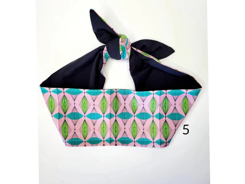 Hair Wraps- Diamond Mid Mod Print