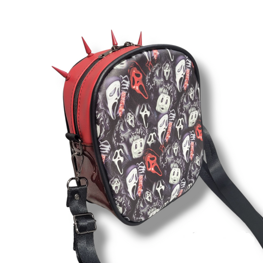 3 in 1 Pebble - Red Ghost Face