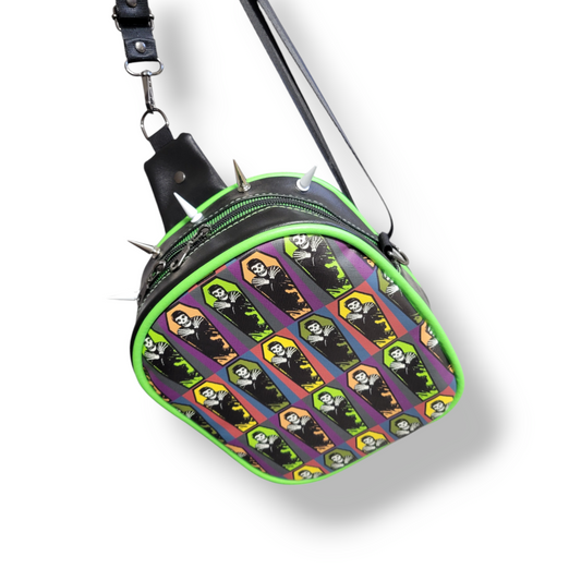 3 in 1 Pebble Bag- Misfits Coffins