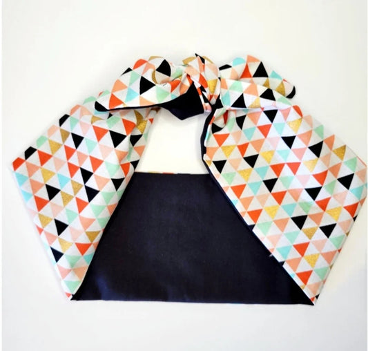 Hair Wraps- Triangle Mod Print